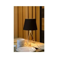 Lucide GITTA - Tafellamp - Ø 17 cm - 1xE14 - Chroom