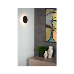 Lucide GLIMPSE - Wandlamp - Ø 14 cm - LED - 1x5W 3000K - Bruin