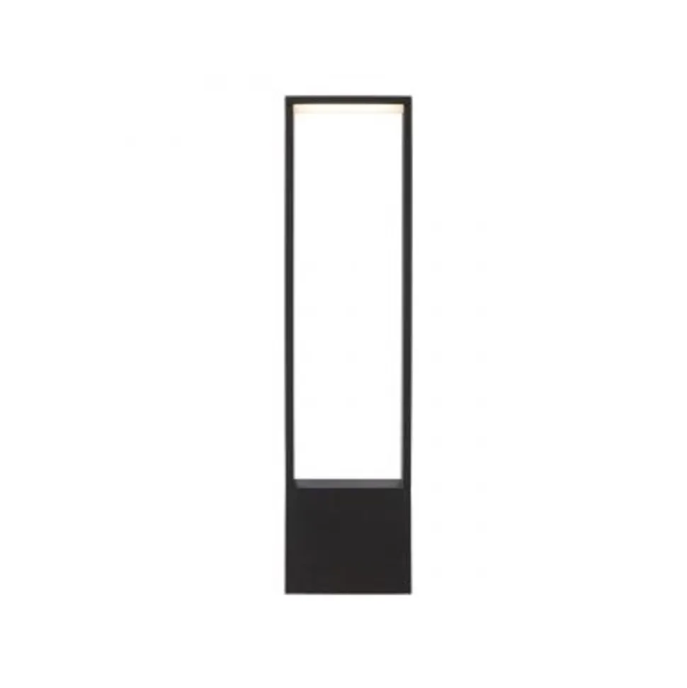 Lucide GOA - Sokkellamp Buiten - LED - 1x10W 3000K - IP54 - Antraciet Lucide