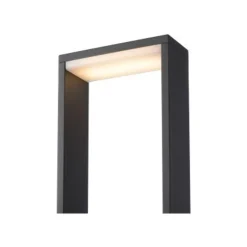 Lucide GOA - Sokkellamp Buiten - LED - 1x10W 3000K - IP54 - Antraciet Lucide
