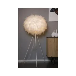 Lucide GOOSY SOFT - Vloerlamp - Ø 50 cm - 1xE27 - Wit