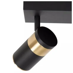 Lucide GORIK - Plafondspot - 2xGU10 - Zwart