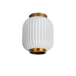 Lucide GOSSE - Plafonnière - Ø 19 cm - 1xE27 - Wit