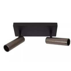 Lucide GRADO - Plafondspot - 2xGU10 (MR11) - Grijs ijzer