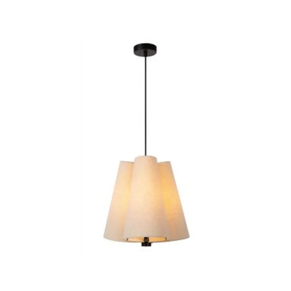 Lucide GREGORY Hanglamp-Beige-Ø34,3-3xE27-60W-Staal