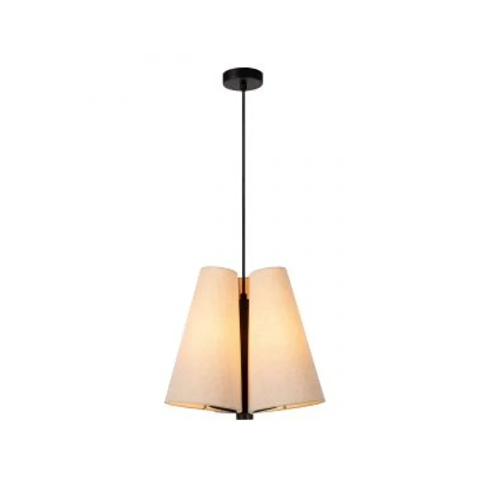 Lucide GREGORY Hanglamp-Beige-Ø34,3-3xE27-60W-Staal