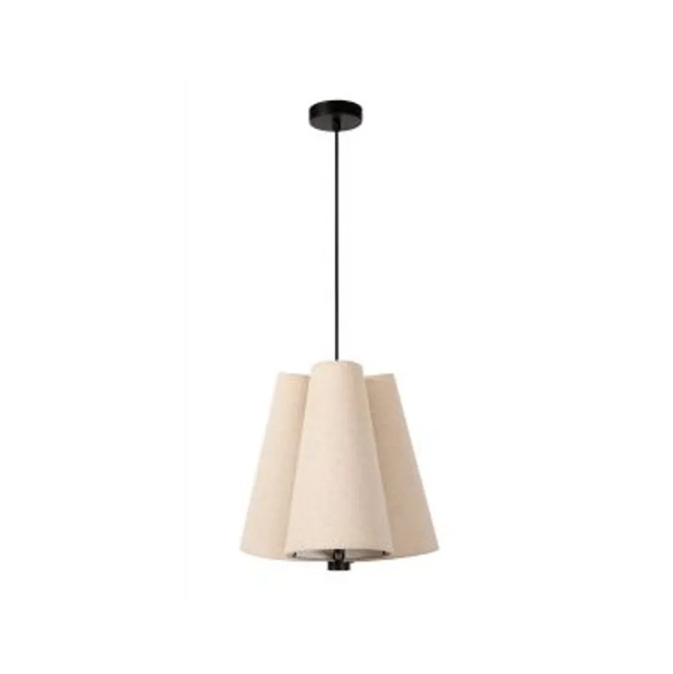 Lucide GREGORY Hanglamp-Beige-Ø34,3-3xE27-60W-Staal