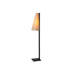 Lucide GREGORY Vloerlamp-Beige-1xE27-60W-Staal