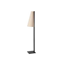 Lucide GREGORY Vloerlamp-Beige-1xE27-60W-Staal