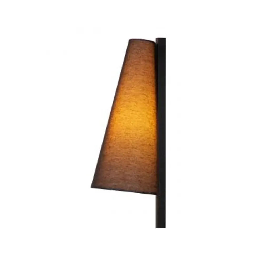 Lucide GREGORY Vloerlamp-Zwart-1xE27-60W-Staal