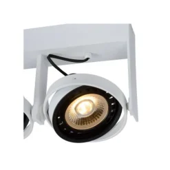 Lucide GRIFFON - Plafondspot - LED Dim to warm - GU10 - 2x12W 2200K/3000K - Wit