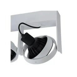 Lucide GRIFFON - Plafondspot - LED Dim to warm - GU10 - 2x12W 2200K/3000K - Wit