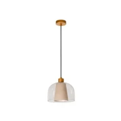 Lucide GUNHILD Hanglamp-Transp.-Ø24-1xE27-60W-Glas