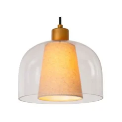 Lucide GUNHILD Hanglamp-Transp.-Ø24-1xE27-60W-Glas