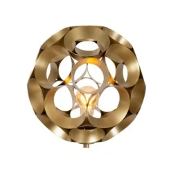 Lucide HANNELOR. Vloerlamp-Mat Go.-Ø30-1xE27-40W-Metaal