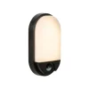 Lucide HUPS IR Wandlamp Buiten-Zwart-LED-10W-3000K-IP54