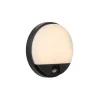 Lucide HUPS IR Wandlamp Buiten-Zwart-LED-10W-3000K-IP54