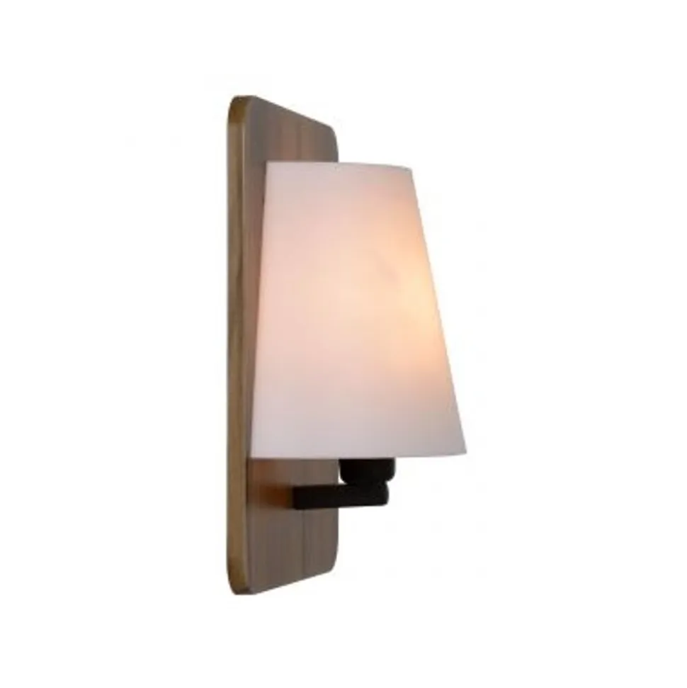 Lucide IDAHO - Wandlamp - 1xE14 - Hout Lucide