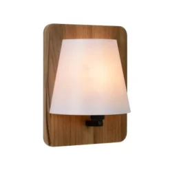 Lucide IDAHO - Wandlamp - 1xE14 - Hout Lucide