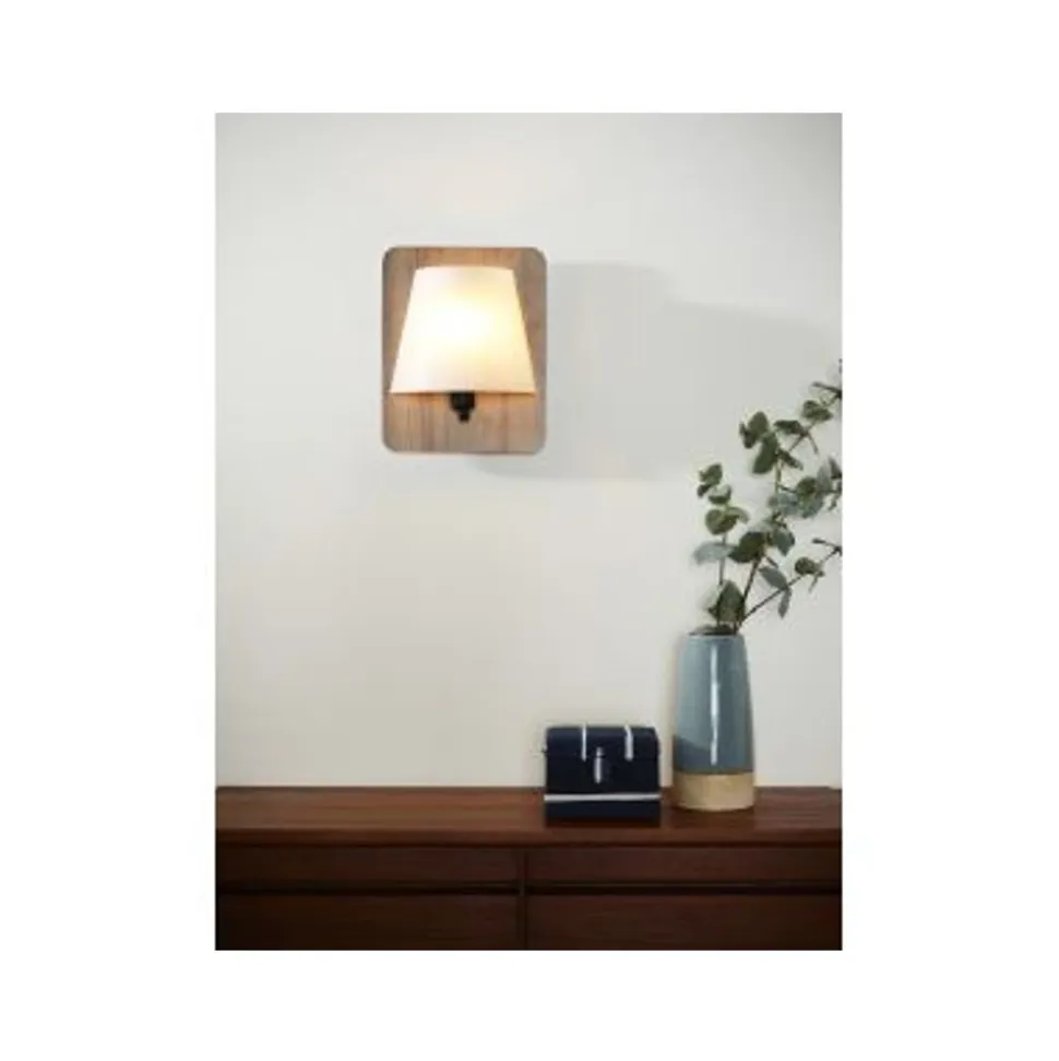 Lucide IDAHO - Wandlamp - 1xE14 - Hout Lucide