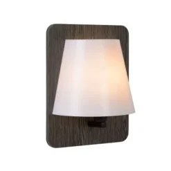 Lucide IDAHO - Wandlamp - 1xE14 - Grijs Lucide
