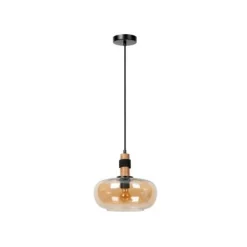 Lucide ILONA Hanglamp-Amber-Ø30-1xE27-40W-Glas