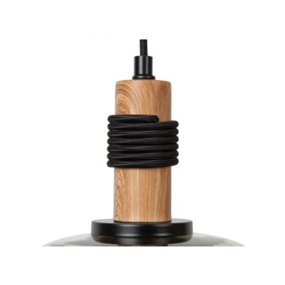 Lucide ILONA Hanglamp-Amber-Ø22-1xE27-40W-Glas