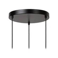Lucide ILONA Hanglamp-Zwart-3xE27-40W-Glas