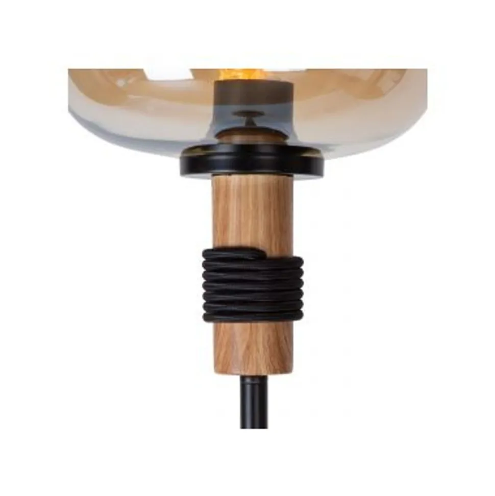 Lucide ILONA Vloerlamp-Amber-Ø34-1xE27-40W-Glas