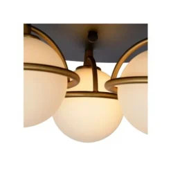 Lucide ISOBEL Plafonnière Badk.-Zwart-Ø38-3xG9-33W-IP44