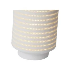 Lucide JAMILA - Tafellamp - Ø 15,5 cm - 1xE14 - Wit Lucide