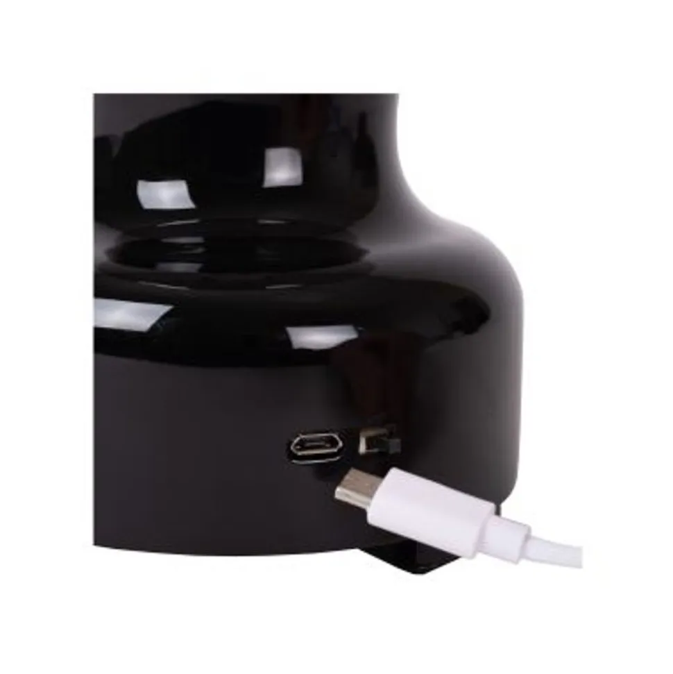 Lucide JASON Tafellamp-Zwart-LED Dimb.-2W-3000K-3 StepDim