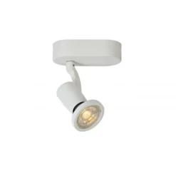 Lucide JASTER-LED - Plafondspot - LED - GU10 - 1x5W 2700K - Wit