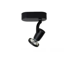 Lucide JASTER-LED - Plafondspot - LED - GU10 - 1x5W 2700K - Zwart