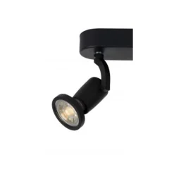 Lucide JASTER-LED - Plafondspot - LED - GU10 - 2x5W 2700K - Zwart