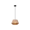 Lucide JESSICA Hanglamp-Grijs-1xE27-60W-Katoen