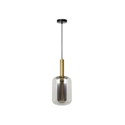 Lucide JOANET - Hanglamp - Ø 22 cm - 1xE27 - Fumé Lucide