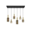 Lucide JOANET - Hanglamp - 6xE27 - Fumé