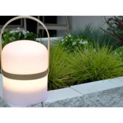 Lucide JOE - Tafellamp Buiten - Ø 14,5 cm - LED Dimb. - 1x3W 2800K - IP44 - Wit