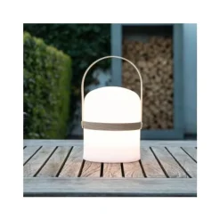Lucide JOE - Tafellamp Buiten - Ø 14,5 cm - LED Dimb. - 1x3W 2800K - IP44 - Wit