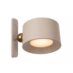 Lucide JOLAN - Oplaadbare Bureaulamp - Accu/Batterij - LED Dim to warm - 1x3,5W 2700K/5700K - Taupe