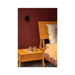 Lucide JOLIJN Bedlamp-Zwart-Ø10,2-LED-2W-3000K