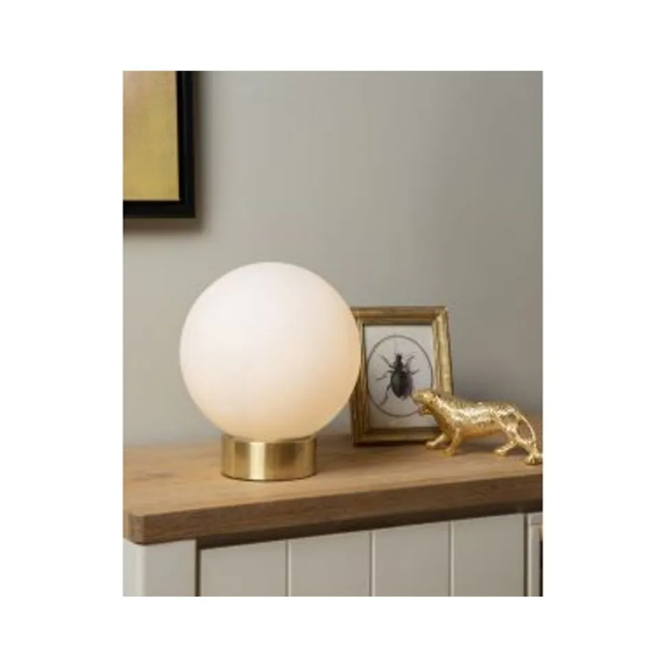 Lucide JORIT Tafellamp-Opaal-Ø25-1xE27-60W-Glas