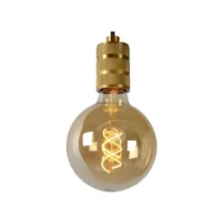 Lucide JOVA - Hanglamp - Ø 4,6 cm - 1xE27 - Mat Goud / Messing
