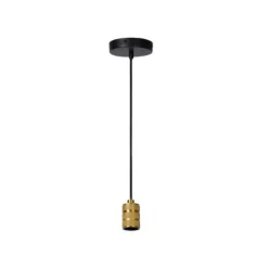 Lucide JOVA - Hanglamp - Ø 4,6 cm - 1xE27 - Mat Goud / Messing