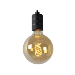 Lucide JOVA - Hanglamp - Ø 4,6 cm - 1xE27 - Zwart
