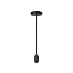 Lucide JOVA - Hanglamp - Ø 4,6 cm - 1xE27 - Zwart