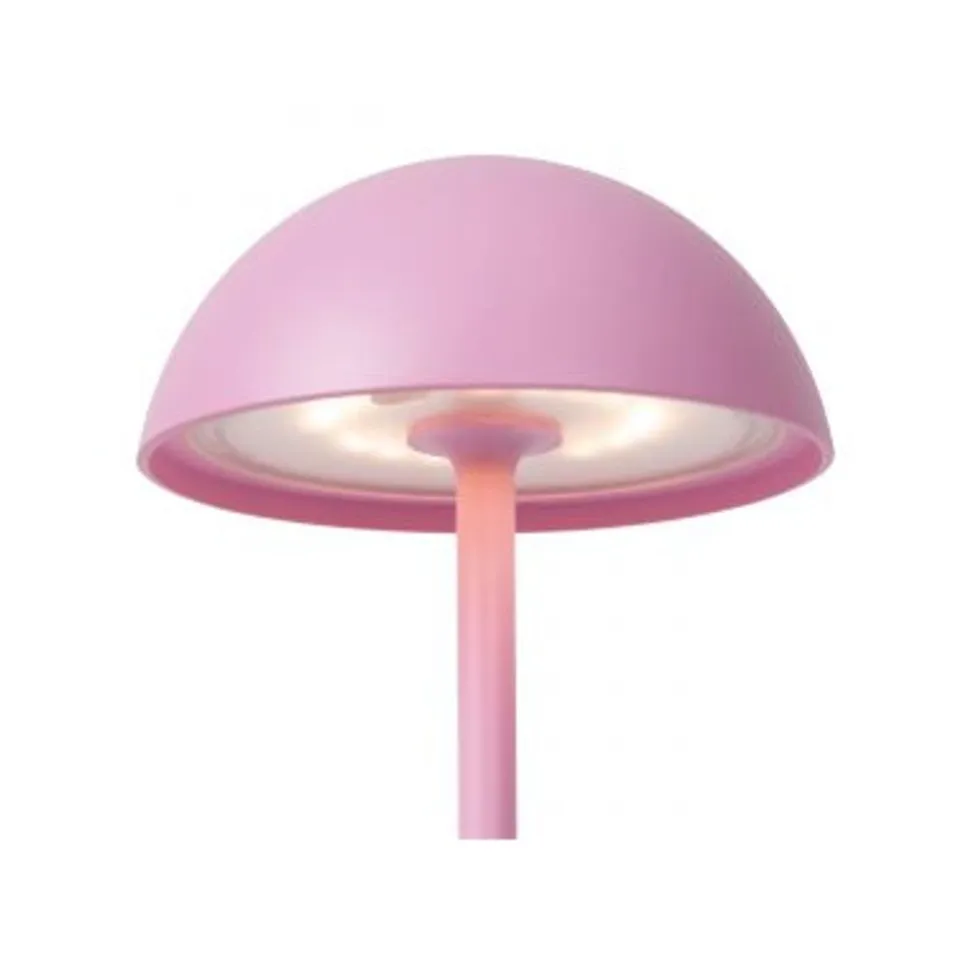 Lucide JOY Tafellamp Buiten-Roze-Ø12-LED Dimb.-1,5W-3000K