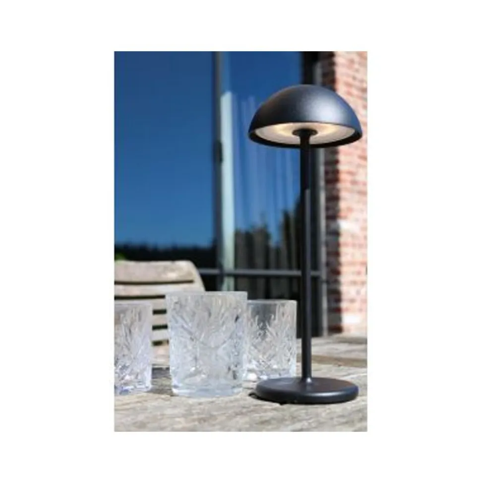 Lucide JOY Tafellamp Buiten-Zwart-Ø12-LED Dimb.-1,5W