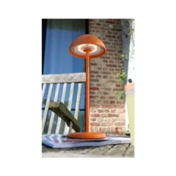 Lucide JOY Tafellamp Buiten-Oranje-Ø12-LED Dimb.-1,5W